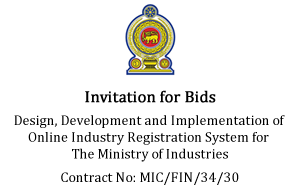 Invitation for Bids – Design, Development and Implementation…
