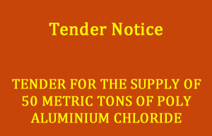 Tender for the Supply of 50 Metric Tons of Poly Aluminum Chloride